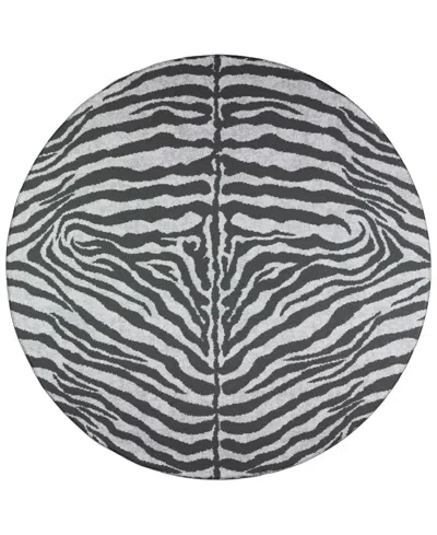 D Style Mali Ml1 4' X 4' Round Area Rug In Ivory
