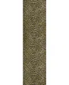 D Style Mali Ml2 2'3" X 7'6" Runner Area Rug In Gold Tone