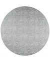 D Style Mali Ml2 6' X 6' Round Area Rug In Onyx
