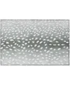 D Style Mali Ml3 1'8" X 2'6" Area Rug In Onyx