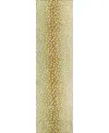 D Style Mali Ml3 2'3" X 10' Runner Area Rug In Gold Tone