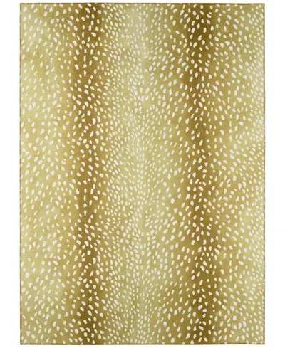 D Style Mali Ml3 3' X 5' Area Rug In Gold Tone