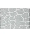 D Style Mali Ml4 1'8" X 2'6" Area Rug In Onyx