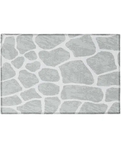 D Style Mali Ml4 1'8" X 2'6" Area Rug In Onyx