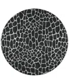 D Style Mali Ml4 6' X 6' Round Area Rug In Midnight