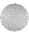 D Style Mali Ml4 8' X 8' Round Area Rug In Onyx