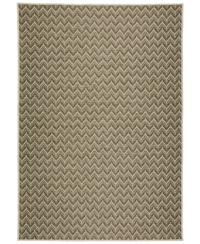 D Style Nusa Outdoor Nsa1 3' X 5' Area Rug In Gray