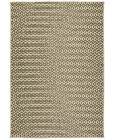 D Style Nusa Outdoor Nsa8 3' X 5' Area Rug In Gray