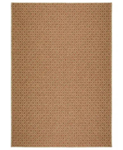 D Style Nusa Outdoor Nsa8 3' X 5' Area Rug In Paprika