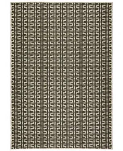 D Style Nusa Outdoor Nsa9 Area Rug In Charcoal
