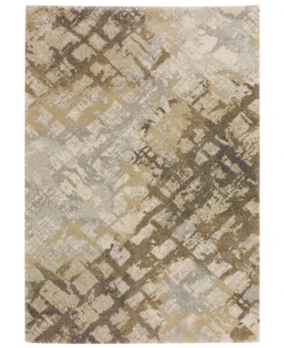 D Style Orleans Or15 5'1" X 7'5" Area Rug In Silver-tone
