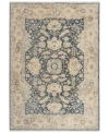 D Style Bergama Be8 1'8" X 2'6" Area Rug In Navy