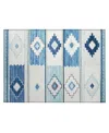 D Style Phoenix Ph1 1'8" X 2'6" Area Rug In Azure