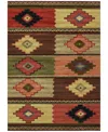 D Style Phoenix Ph1 2'6" X 3'10" Area Rug In Brown