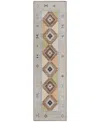 D Style Phoenix Ph2 2'3" X 7'6" Runner Area Rug In Taupe