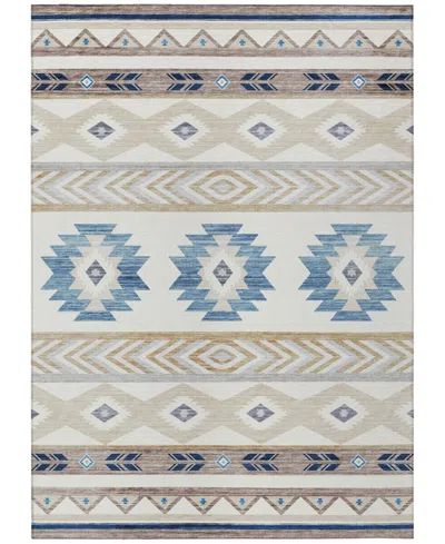 D Style Phoenix Ph3 5' X 7'6" Area Rug In Ivory