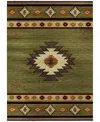 D Style Phoenix Washable Ph4 5' X 7'6" Area Rug In Olive