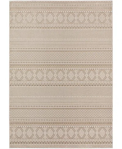 D Style Rhodes Rr2 3'2" X 5'1" Area Rug In Taupe