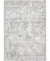 D Style Rhodes Rr3 3'2" X 5'1" Area Rug In Silver