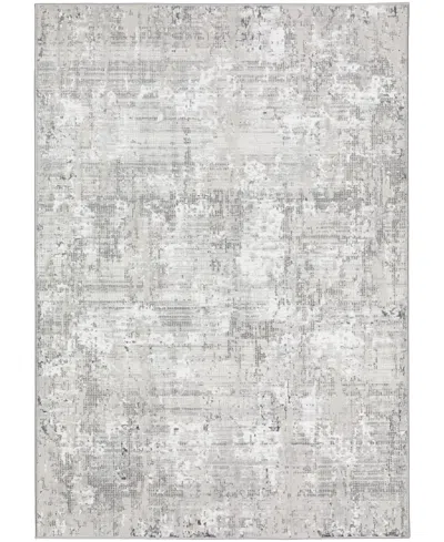 D Style Rhodes Rr3 3'2" X 5'1" Area Rug In Silver