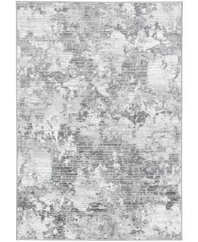 D Style Rhodes Rr4 3'2" X 5'1" Area Rug In Gray