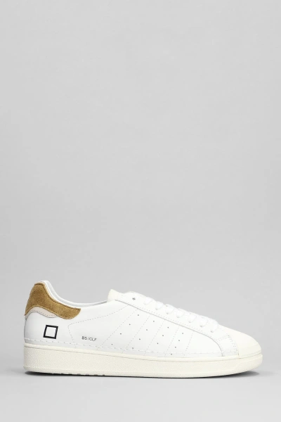 Date Base Sneakers In White Leather