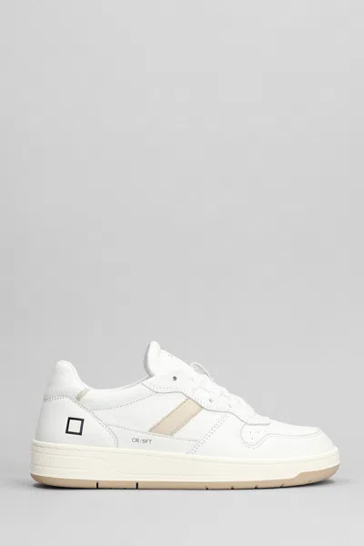 Date Court 2.0 Sneakers In White Leather D.a.t.e.