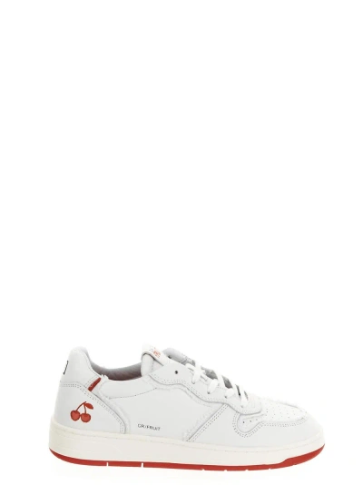 Date Court Fruit Cherry Sneakers In White