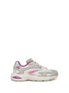 Date D.a.t.e. Sn23 Sneakers In White Fuxia