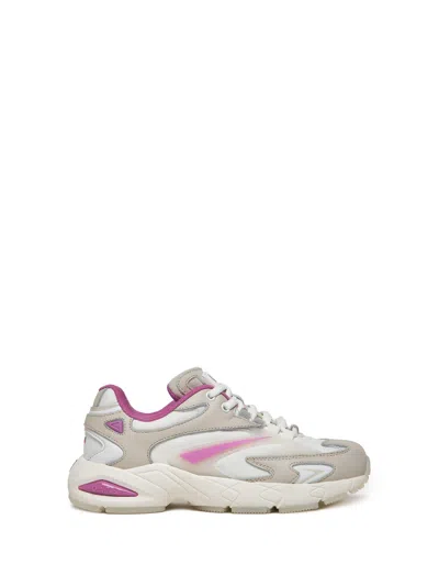 D.a.t.e. Fuchsia White Sn23 Sneaker In White Fuxia