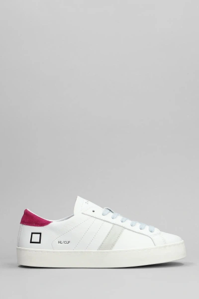 Date Hill Low Sneakers In White Leather