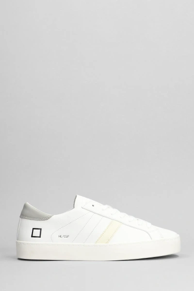 Date Hill Low Trainers In White Leather