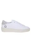 DATE LEVANTE IN WHITE AND grey LEATHER