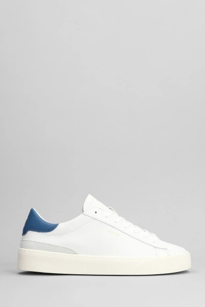 D.a.t.e. Sonica Sneakers In White Leather