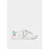 DATE WHITE MINT CALF CALF VINTAGE SNEAKERS