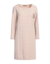 D-exterior D. Exterior Woman Mini Dress Blush Size L Merino Wool, Polyester In Pink