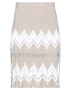 D-exterior D. Exterior Woman Mini Skirt Dove Grey Size Xs Viscose, Polyester, Metallic Polyester