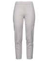 D-exterior D. Exterior Woman Pants Light Grey Size 8 Wool, Lycra