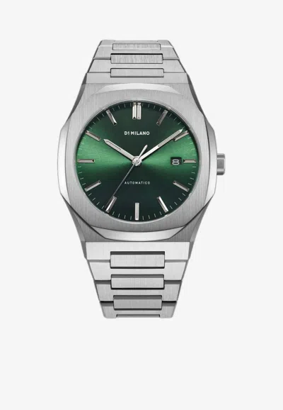 D1 Milano Automatic Bracelet 41.5 Mm Watch In Silver