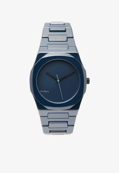 D1 Milano Ceramic 37 Mm Watch In Blue