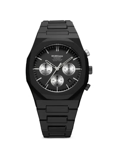 D1 Milano Chronograph 40.5mm Watch In Black