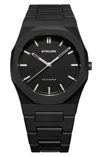 D1 MILANO D1 MILANO CLOUDBURST POLYCARBON BRACELET WATCH, 40.5MM