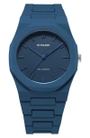 D1 Milano Polycarbon Navy Blue 40.5mm In Blue