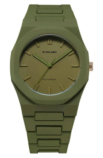 D1 Milano Polycarbon Military Green 40.5mm