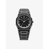 D1 Milano Ens Balck D1-pcbj33 Polycarbon Black Sketch Polycarbonate Quartz Watch