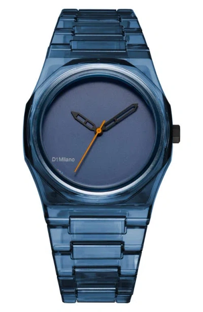 D1 MILANO D1 MILANO EXP_COBALT NYLON BRACELET WATCH, 39MM