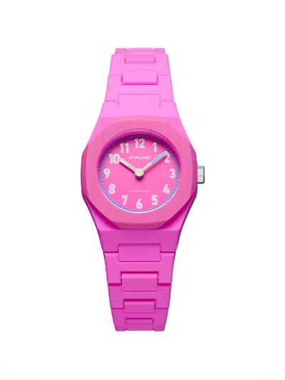 D1 Milano Flamingo Polycarbon 32mm Watch In Pink