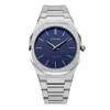 D1 Milano Blue Ocean Ultra Thin Bracelet 38mm Stainless Steel Quartz Watch
