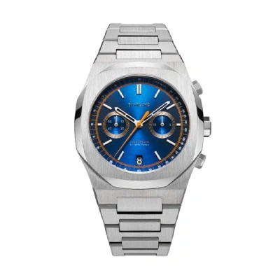 D1 Milano Mod. Chronograph Royal Blue - Re-style Edition In Metallic