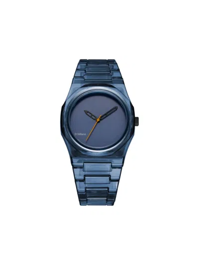 D1 Milano Watch Nylon 39 Mm In Blue